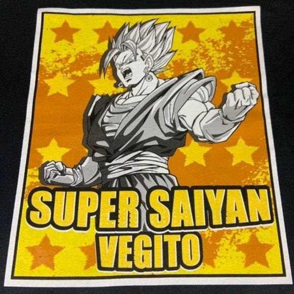 Dragon Ball Z Super Saiyan Vegito shirt mens size Large - Picture 2 of 3